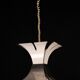 1970s Goffredo Reggiani Style Lacquer & Chrome Chandelier