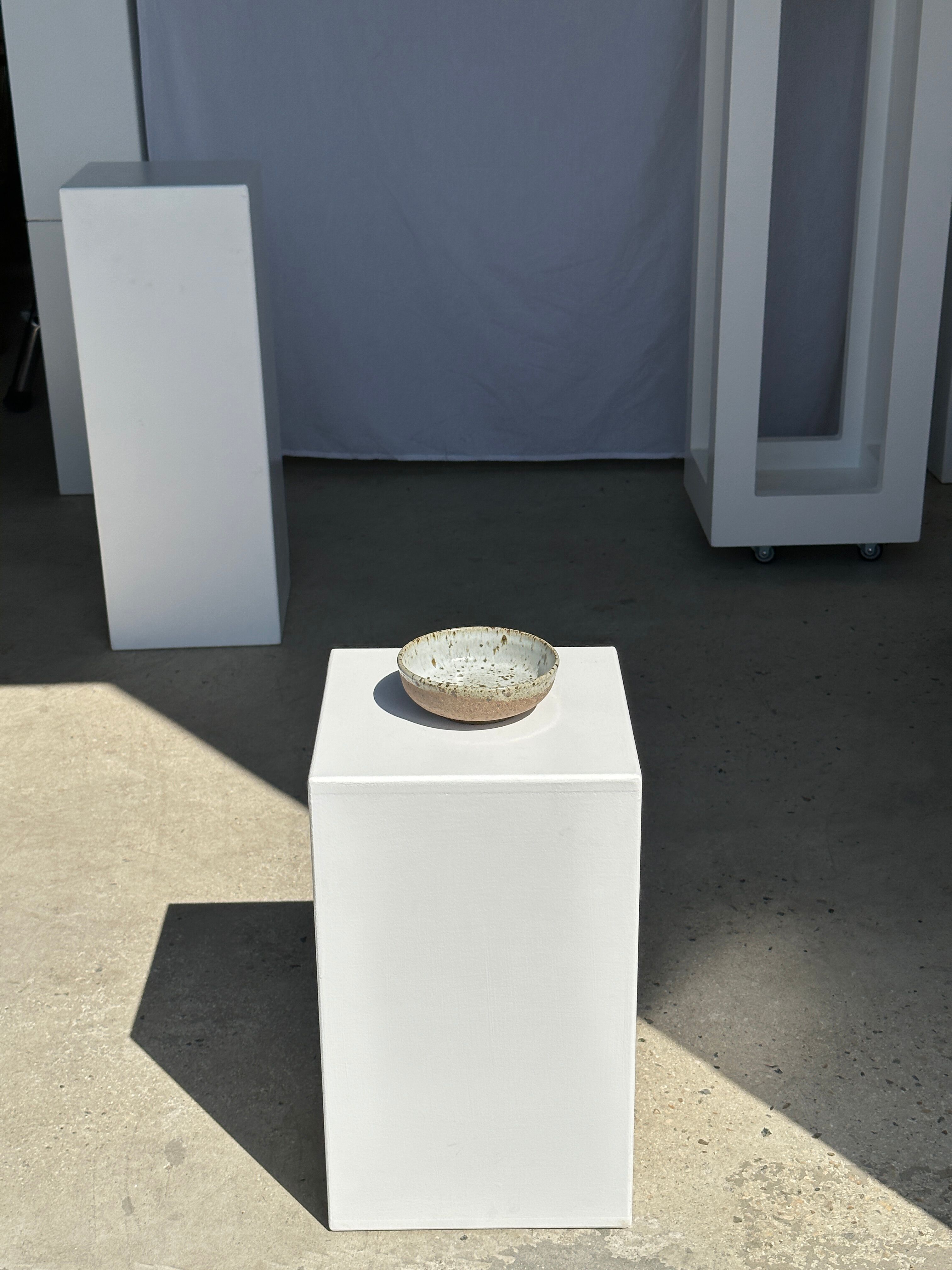 Bol en céramique moucheté et brun mat