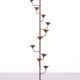 Scandinavian Brass standing candle stick 1960s