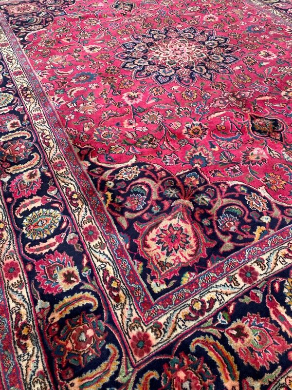 Tapis vintage persan mashhad 250x340 cm