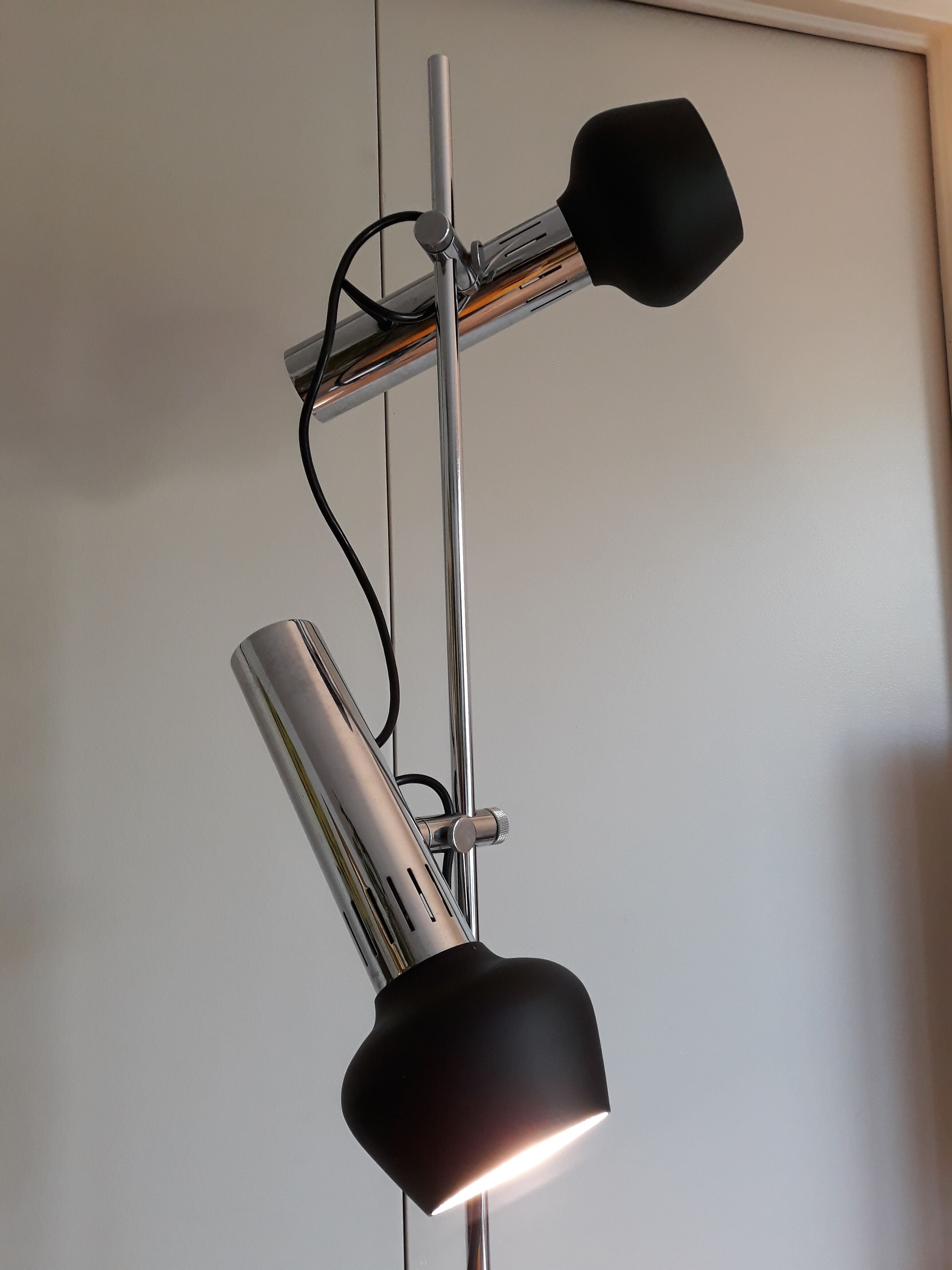 Floor lamp 2 spots vintage