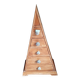 Pyramid-shaped chest of drawers