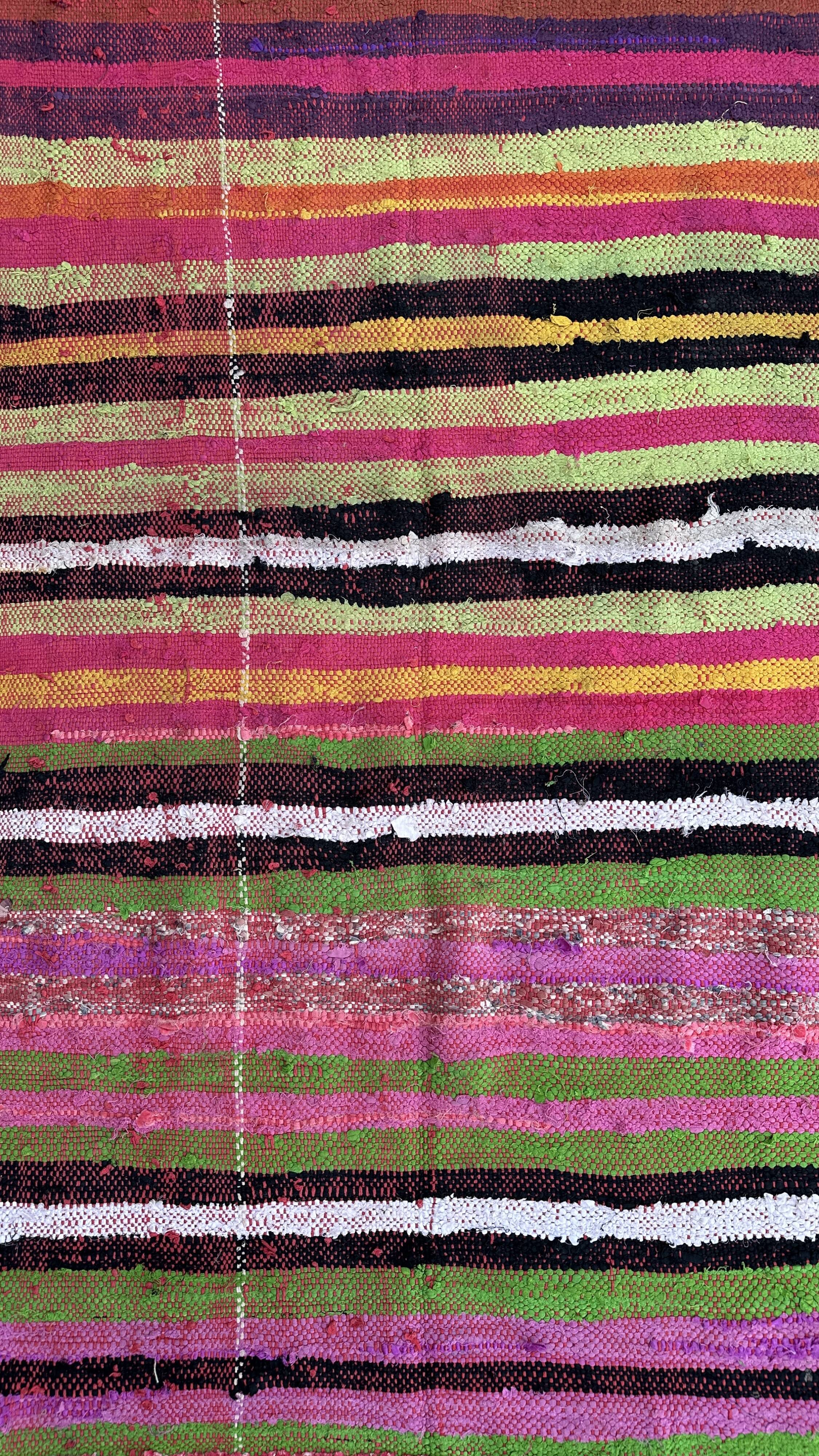 Tapis marocain coloré - 97 x 218 cm