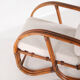 "Bretzel" armchair in rattan