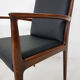 Lot de 4 fauteuils en bois de rose, Danemark 1950