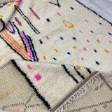 Handmade wool Berber rug 280 X 160 CM