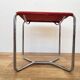Chrome Bauhaus stool Thonet B8 by Marcel Breuer, 1930 'Eisengarn'