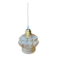 Vintage moulded glass pendant light