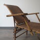 Chaise longue en rotin début 20ème