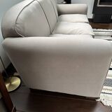 50s club set: 1 3-seater sofa and 2 refurbished armchairs