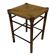 Vintage Wooden Stool With Rope Seat 60s Minimalist
