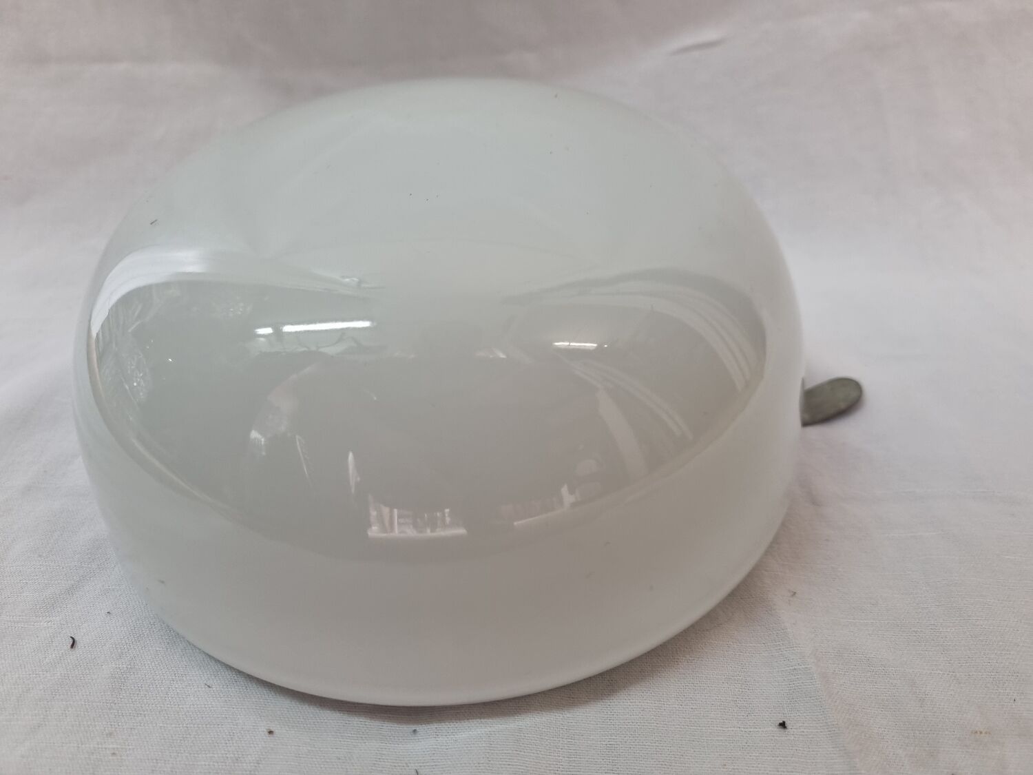 White opaline ceiling lamp