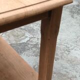 Old console side table oak