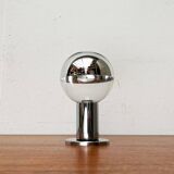 Vintage German ceiling lamp in chrome and glass from the space age by Motoko Ishii for Staff, 1970s.