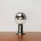 Vintage German ceiling lamp in chrome and glass from the space age by Motoko Ishii for Staff, 1970s.