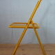80s metal folding chair