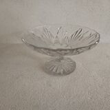 Glass pedestal bowl