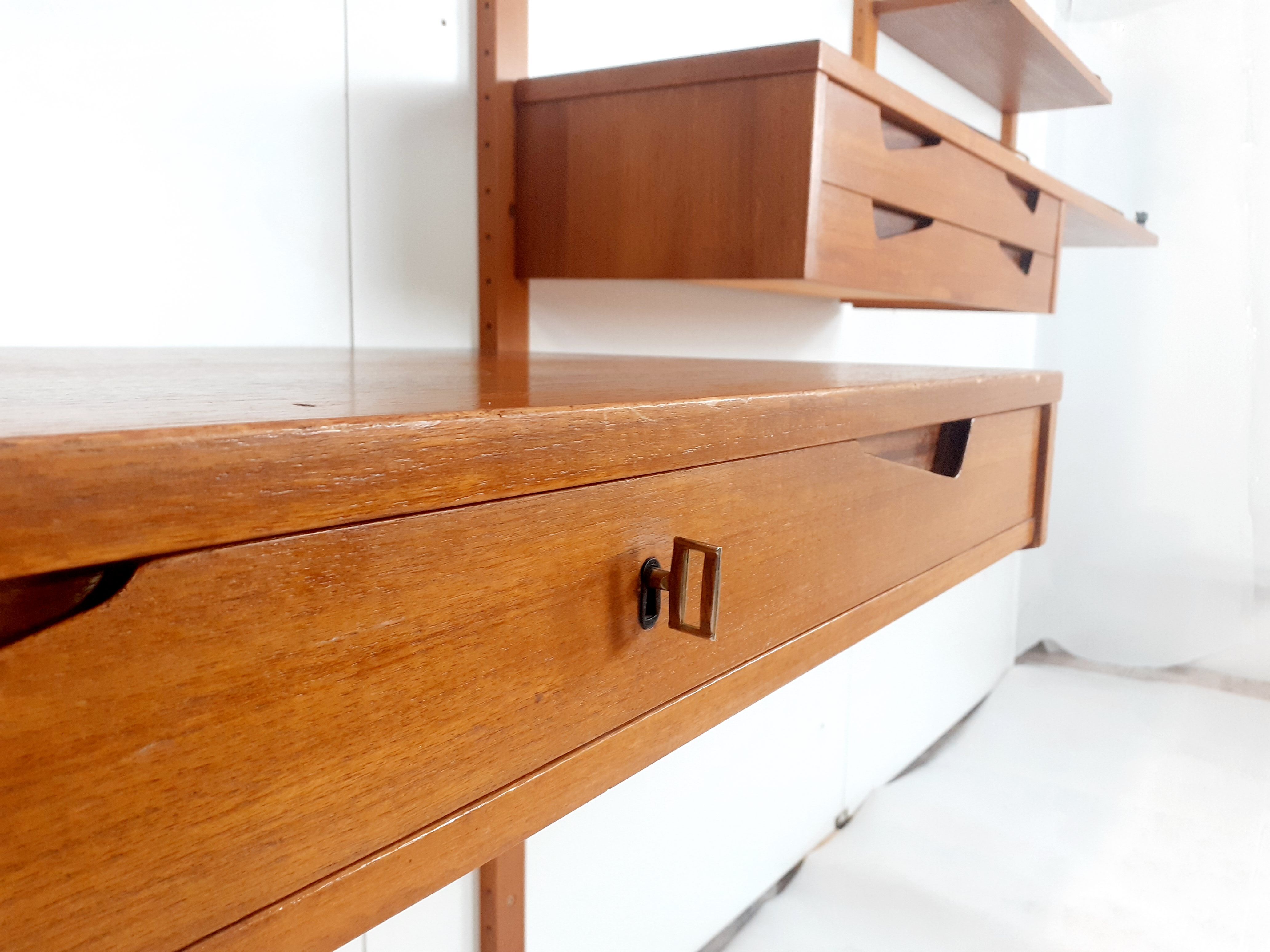 RIVAL wall shelves, Vintage Scandinavian 1960s