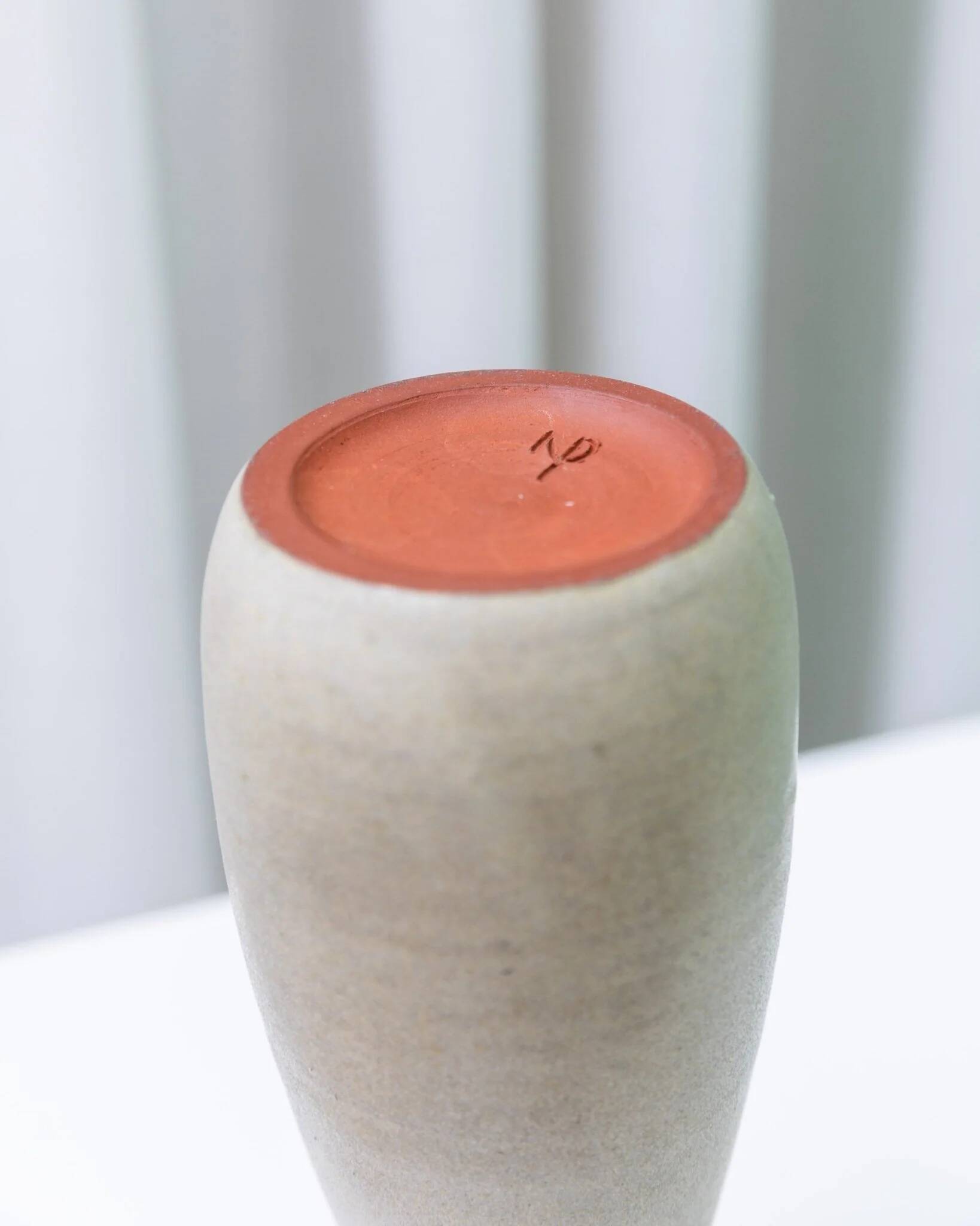 Beige Studio Keramik Ceramic Vase by Heinz Pelzer – West Germany, 1970s Mid-Century