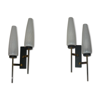 Pair of arlus torch wall lamps 50/60 years