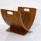 Danish magazine rack in teak by Jens Nielsen 1970