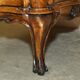 Antique Italian writing desk in olive wood circa 1860