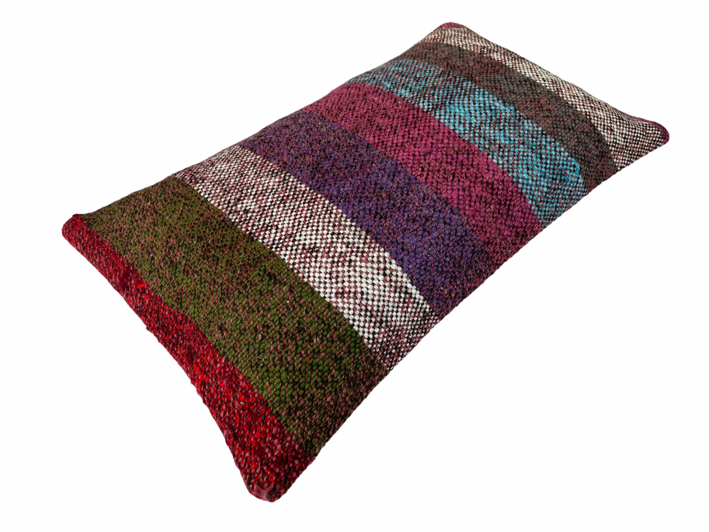 Vintage Turkish Kilim Cushion Cover, 30 x 50 cm