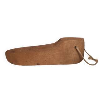 Old wooden shoe tree