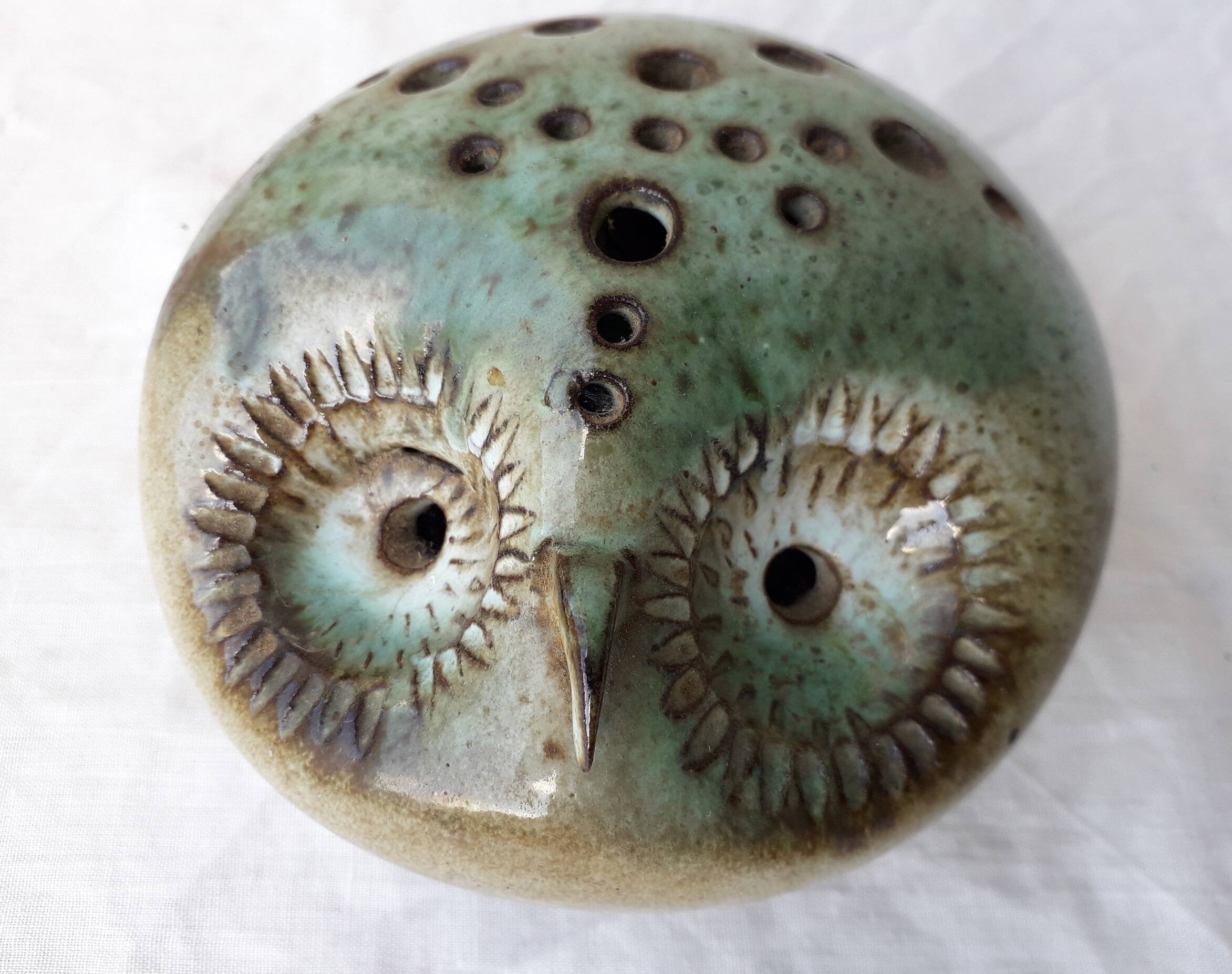 Owl flower spike vase