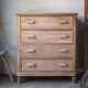 Solid wood chest of drawers