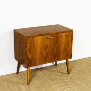 1960s walnut vintage sideboard