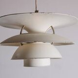 Danish brushed metal pendant light, model PH 6 ½ -6V by Poul Henningsen.