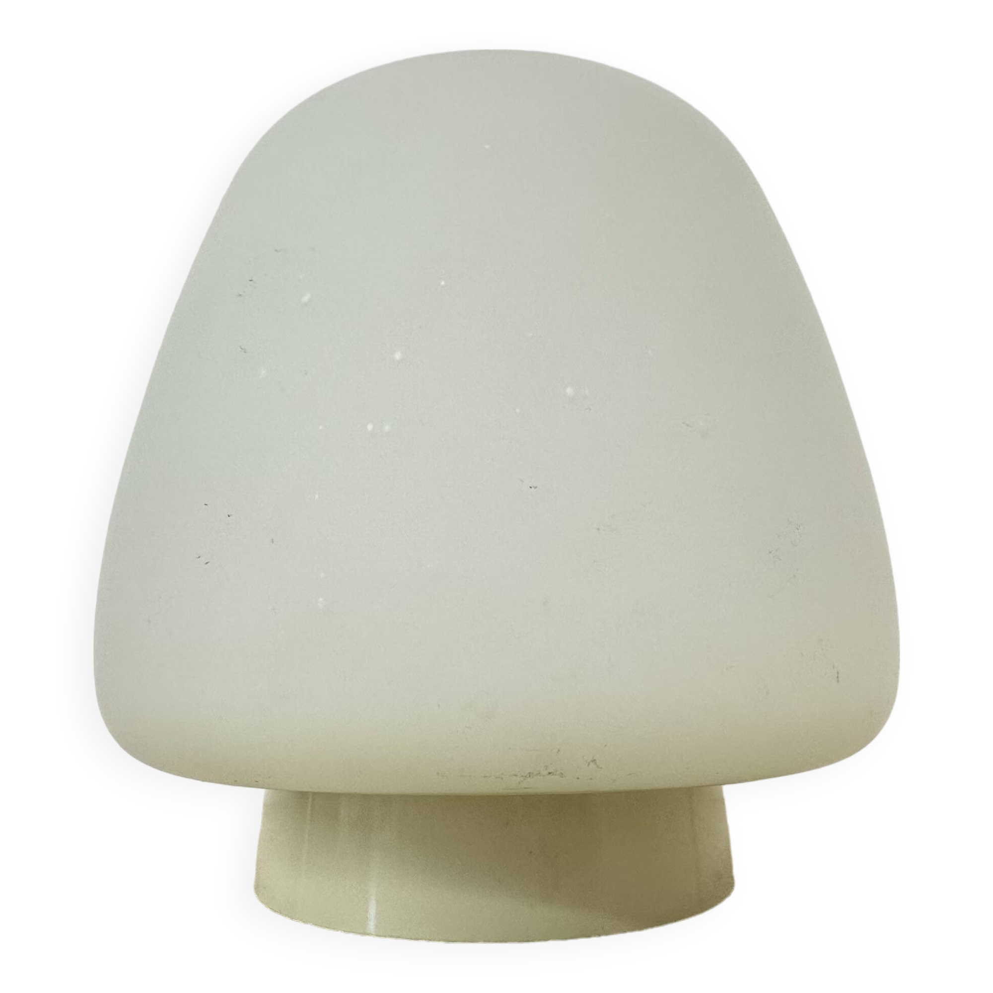 Opaline glass art deco bauhaus ceiling lamp , 1930s the Netherlands