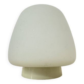 Opaline glass art deco bauhaus ceiling lamp , 1930s the Netherlands