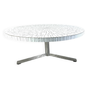 table basse en mosaïque