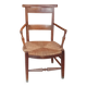 Old Provençal straw chair