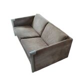 Sandwich sofa / Clair Bataille. Paul Ibens. Upholstered. 65 x 230 x 82. Collection 1973-1974. 't Spectrum. Fully original