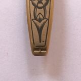 Jam spoon in solid silver and vermeil.