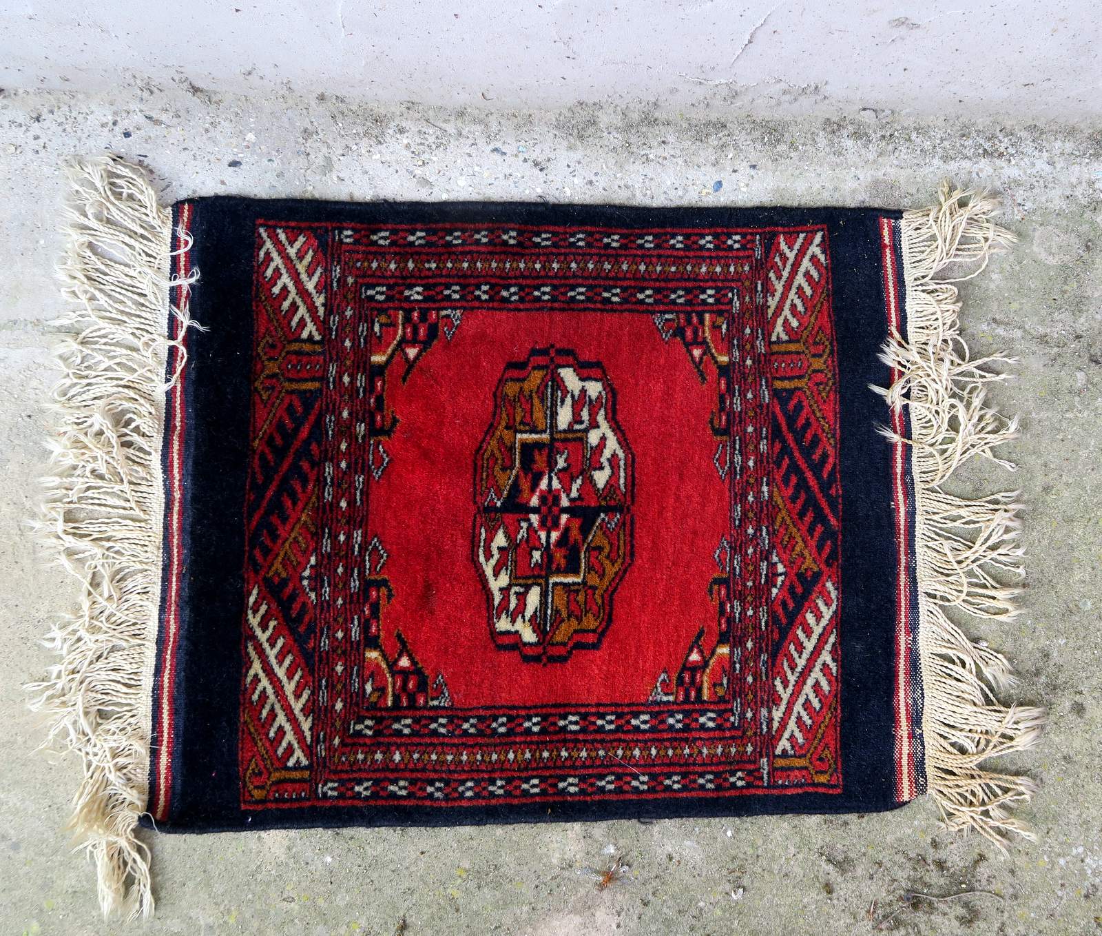 Lot of 4 small vintage Persian rugs