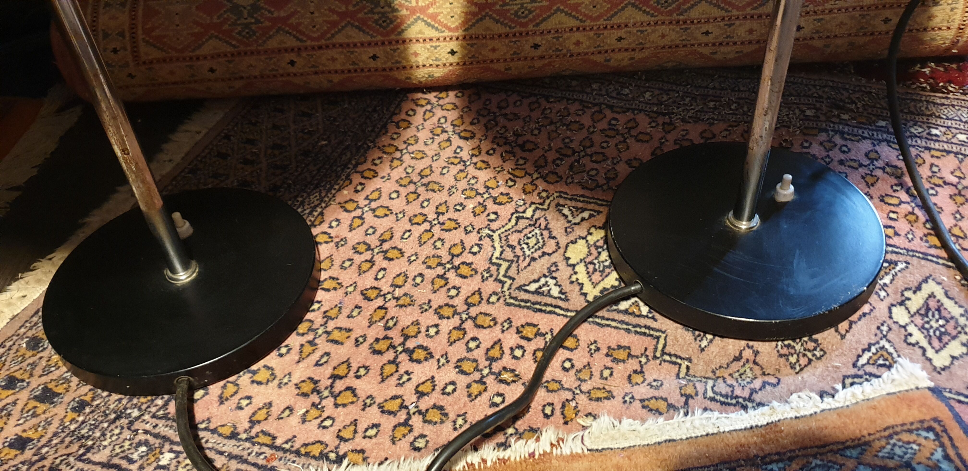 Paire de lampes desing 60/70