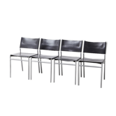 Ensemble de 4 chaises Martin Visser SE06 pour 't Spectrum 1967