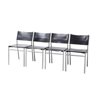 Set of 4 chairs SE06 Martin Visser for 't Spectrum 1967