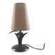 Palm tree lamp in metal and silk