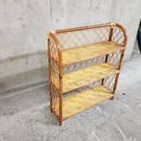 Rattan shelf