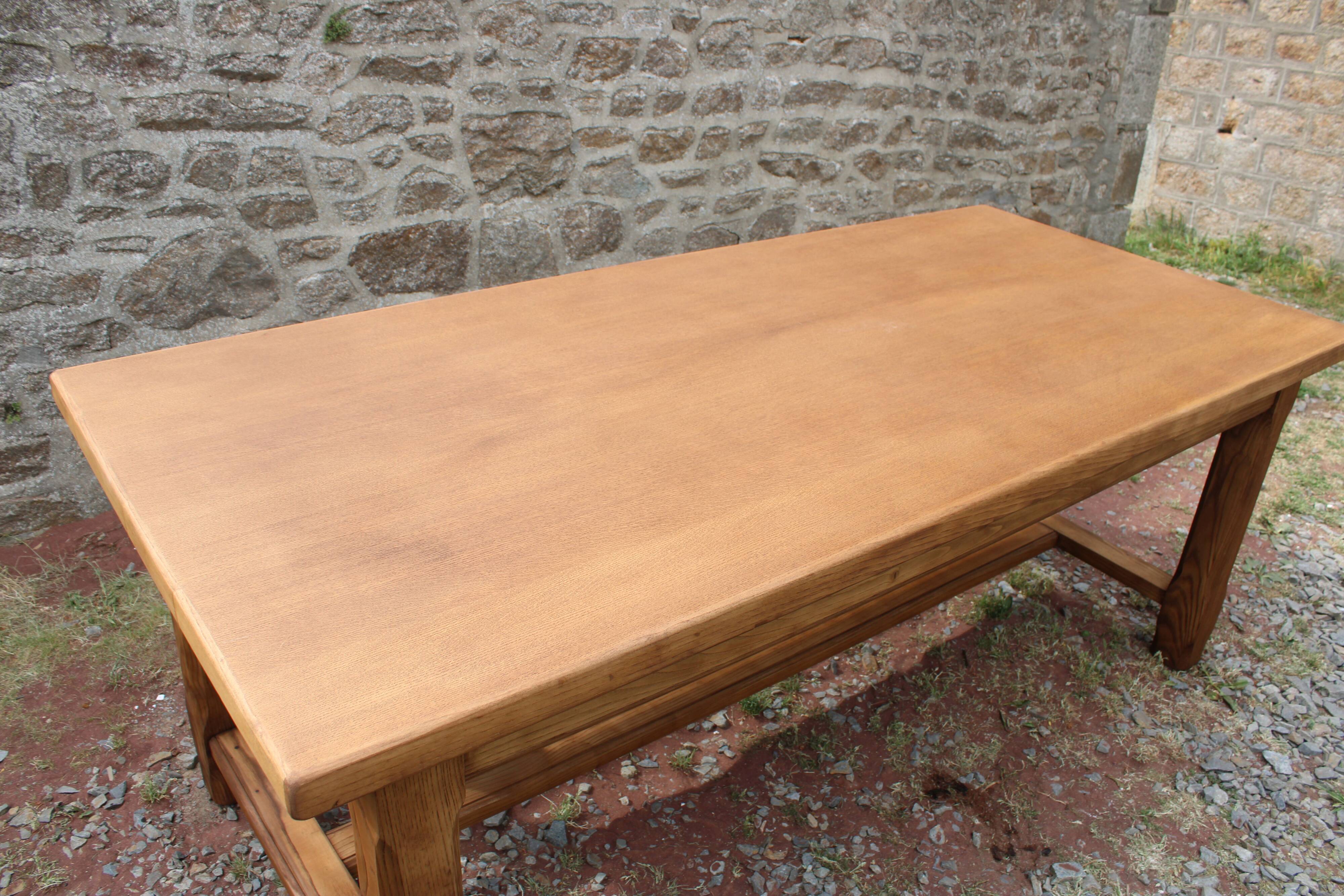 Large extendable farmhouse table 200 to 300 cm – 12/14 people