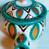 Ceramic fondue pot
