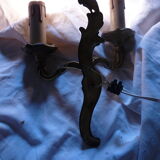 Deux paires d’appliques en bronze