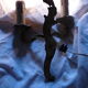 Deux paires d’appliques en bronze
