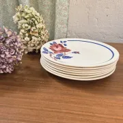 Vintage Luneville plates