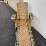 Rattan lougne chair